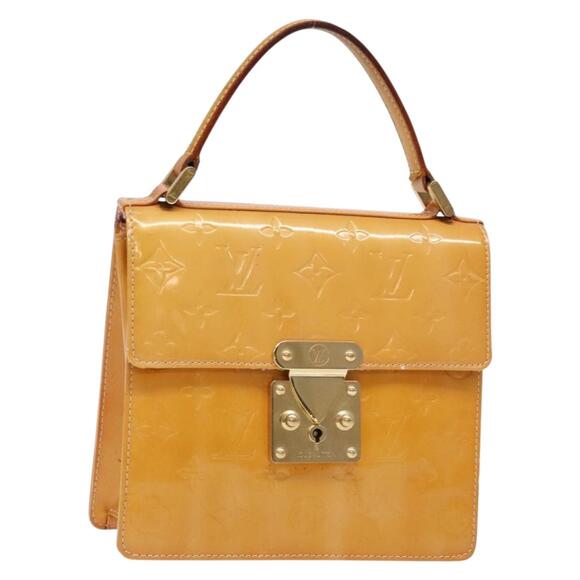 LOUIS VUITTON Vernis Spring Street Hand Bag Marshmallow Pink M91033 - Picture 1 of 16